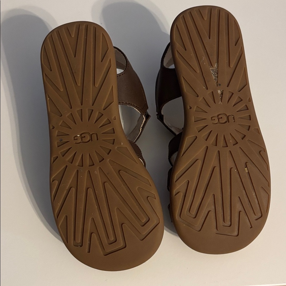 UGG Tan Suede Sandals - Picture 3 of 4
